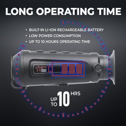 AGM Global Vision Asp-Micro TM160 Thermal Imaging Monocular for Hunting, Short Range Thermal Imager with Heat Vision, High-Sensitivity Infrared monocular with Distance Measurement and Wi-Fi Hotspot