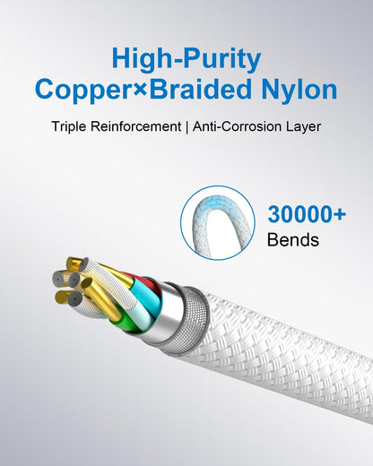 Mac Book Pro Charger - 96/70W USBC to Magnetic 3 Charger for Mac pro 14-16inch 2021 2023 2024 M1 M2 M3 M4, Mac Air 13-15inch 2022 2023 2024 2025 M2 M3 M4, Include 6.6ft Charge Cable