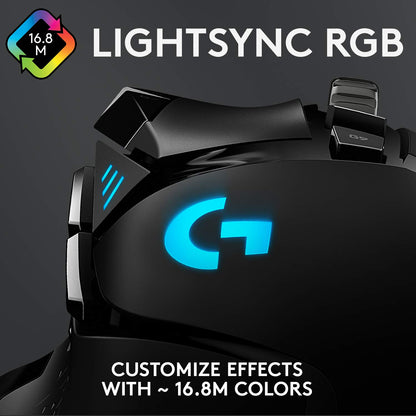 Logitech G502 HERO High Performance Wired Gaming Mouse, HERO 25K Sensor, 25,600 DPI, RGB, Adjustable Weights, 11 Buttons, On-Board Memory, PC/Mac