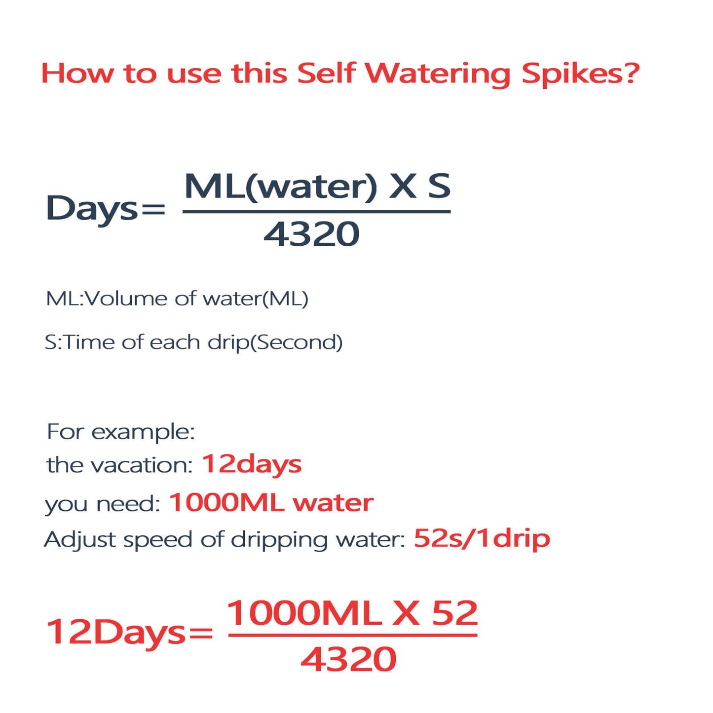 16PCS Plant Self Watering Insert Spikes Device, Automatic Water Control System with Slow Release Valve, Adjustable Water Volume Drip Irrigation Control System for Plants, Enjoy Your Vacation