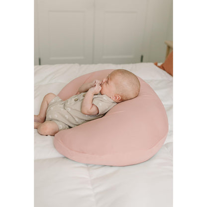 Konssy 2 Pack Nursing Pillow Covers, Stretchy and Soft Nursing Cover for Breastfeeding, Pillow Slipcover for Baby Girls Boys Newborn (Pink Spring, Pink)