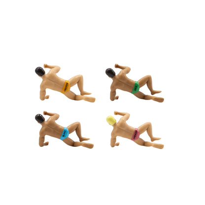 NPW Drink Charmers Drink Markers, Original Drinking Buddies & Drink Glass Charms for Parties - Bachelorette, Girls' Nights, Family Get Together & More, Novelty Gifts (4 Count)