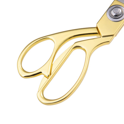 JYTUUL Professional Heavy Duty Tailor Scissors, Sharp Stainless Steel 8" Gold Dressmaker Shears Multipurpose Fabric Scissors Sewing Dressmaking Craft Scissors for Office and Home