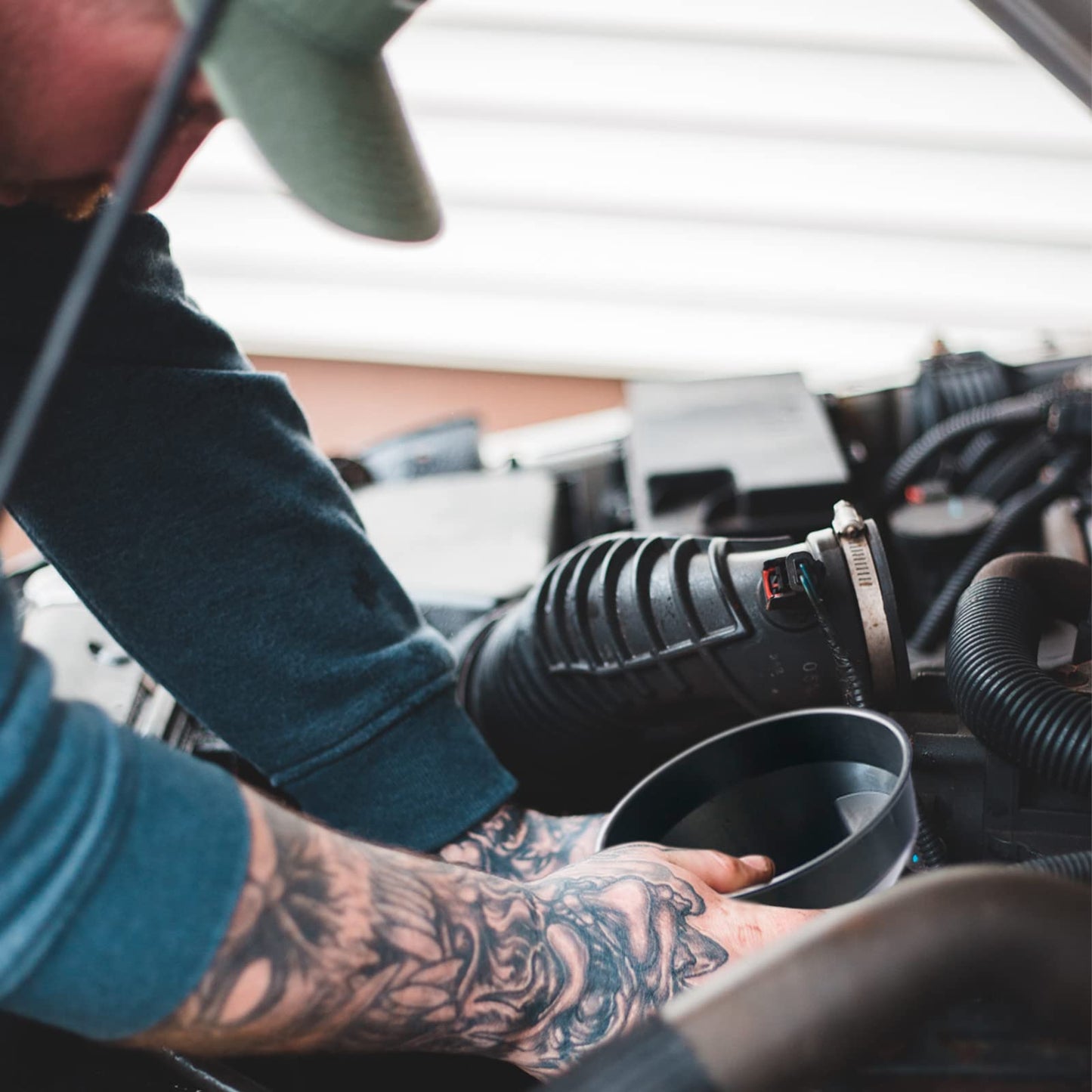 Plastic Oil Funnels for Automotive Use Set of 5, Large Flexible Fuel Funnel with Hose for Gas Transfer, Gasoline Funnels for Cars Boat Canning and Bottle