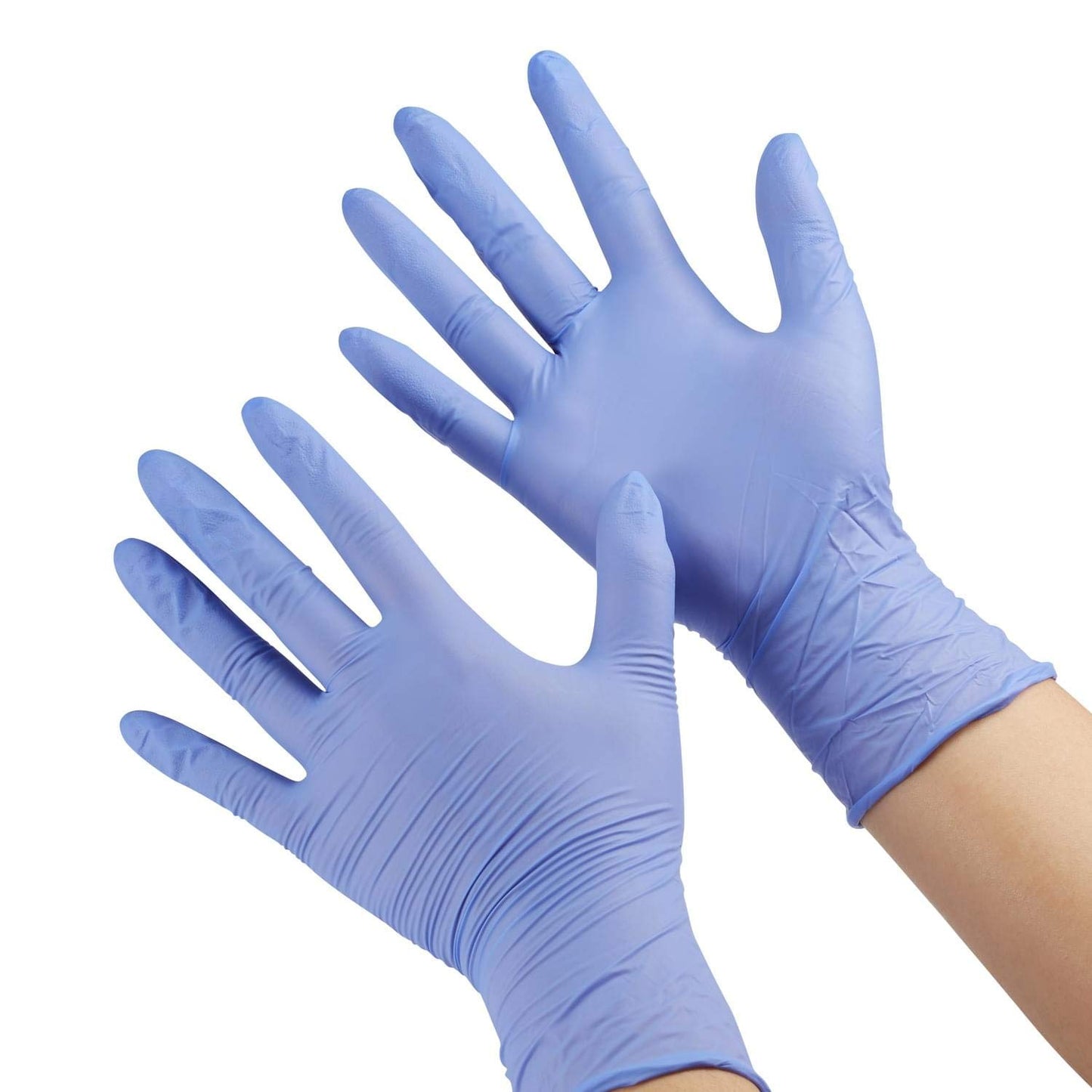 Kids Disposable Nitrile Gloves for 7-14 Years - Latex Free, Food Grade, Powder Free - for Halloween Preparation, Crafting, Painting, Gardening, Cooking, Cleaning - 100 PCS Purple