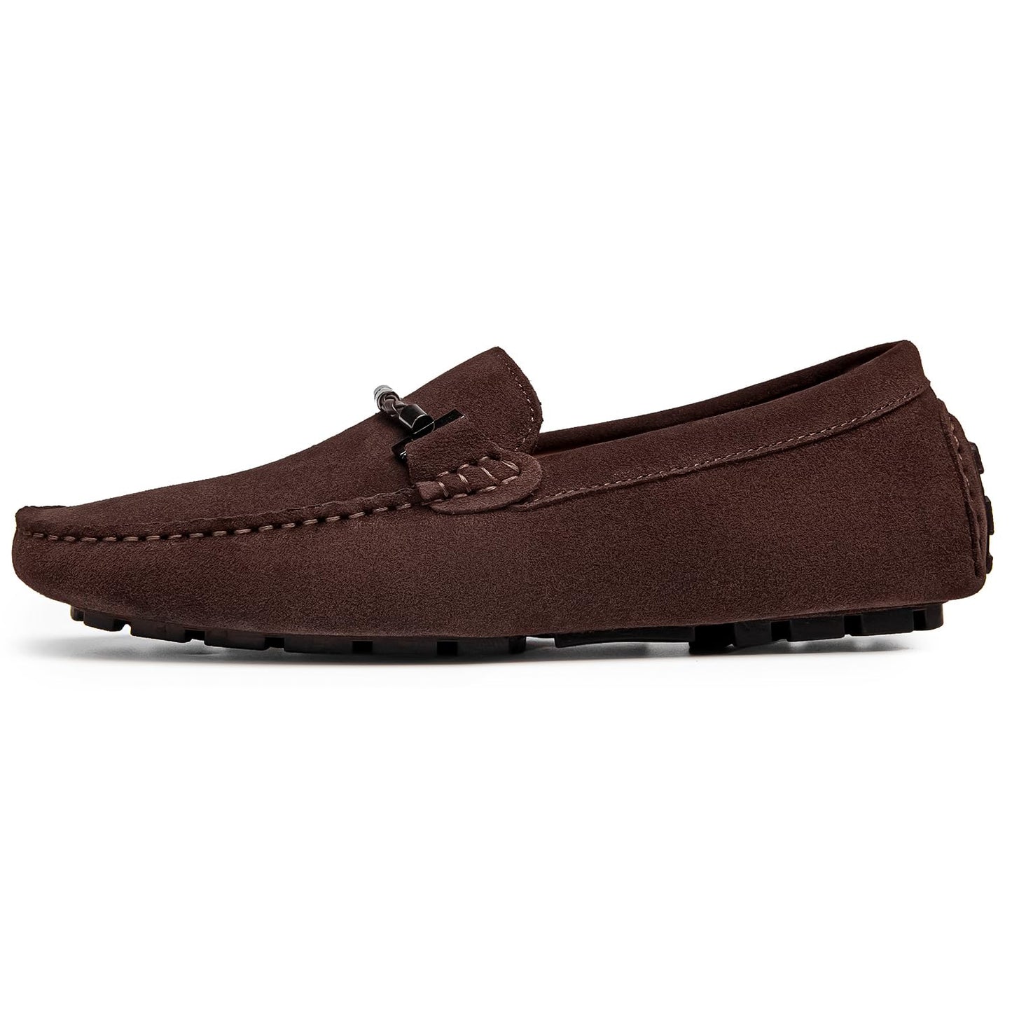 Go Tour New Mens Casual Loafers Moccasins Slip On Driving Shoes Brown 10.5/45