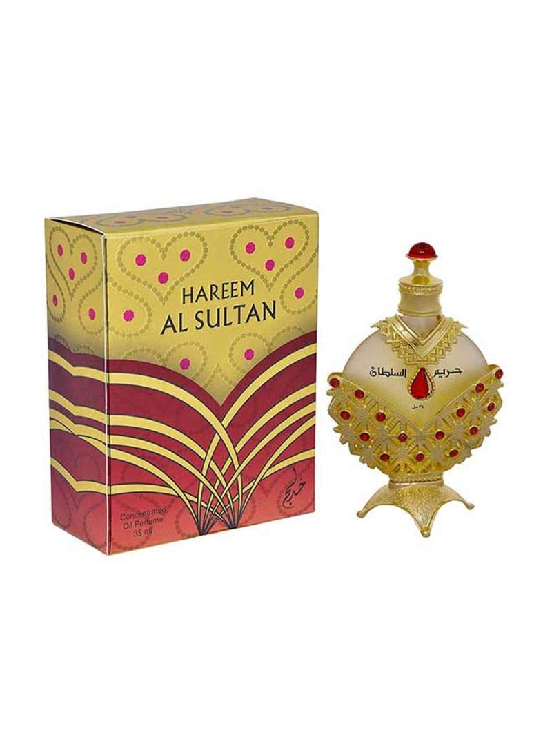 KHADLAJ PERFUMES Hareem Al Sultan Gold Concentrated Perfume Oil for Unisex, 1.18 Ounce