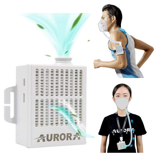 4WDKING Rechargeable Electrical Air Purifying, Reusable Portable Air Purifier with HEPA Filter for Sleeping Outdoor Sports Housework