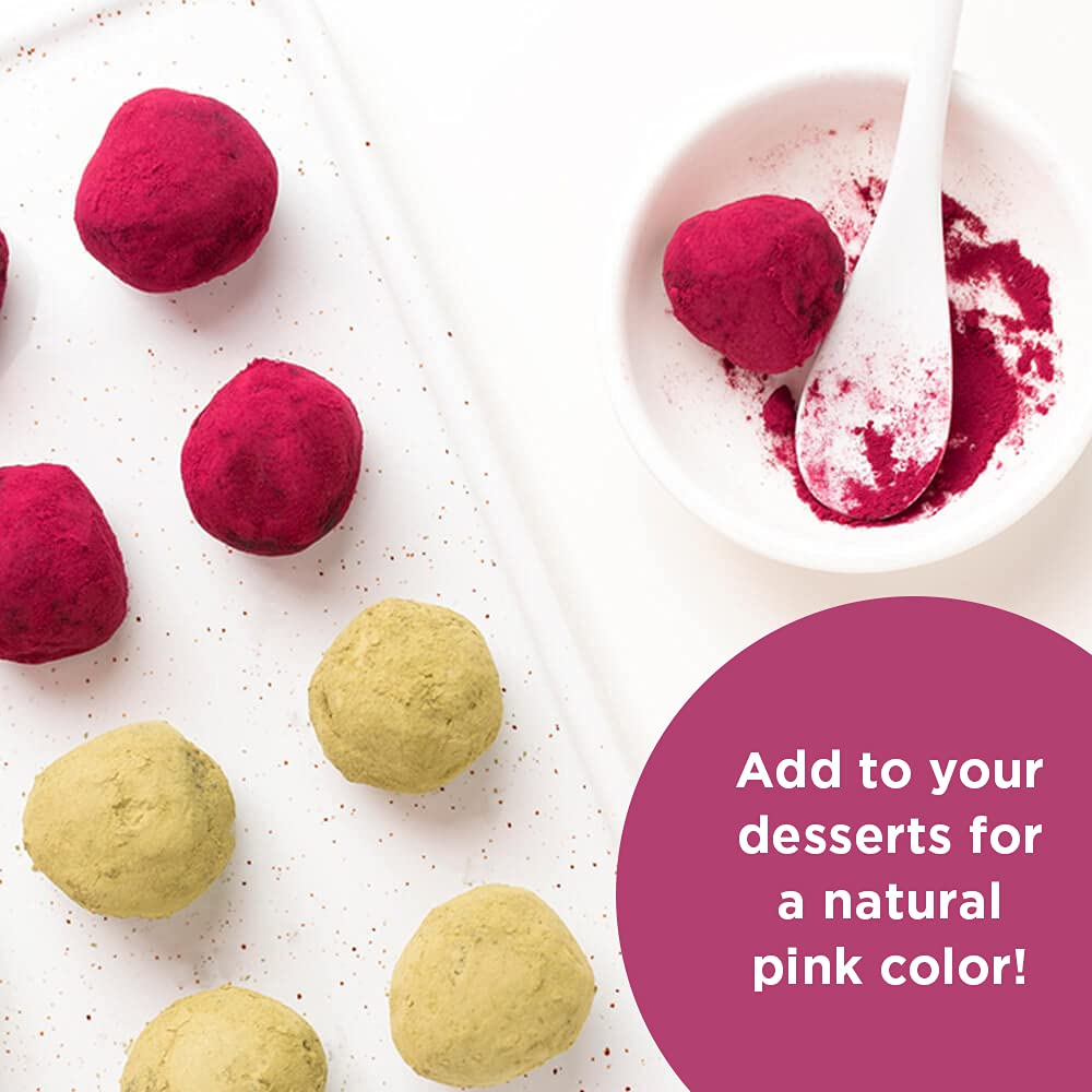 HQOExpress Organic Beetroot Powder - Organic Superfood - Nitric Oxide Booster - Non-GMO - Kosher - Sustainably Grown - 34oz Chef Jar