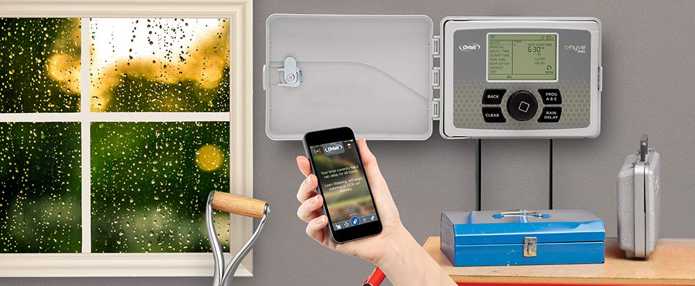 Orbit 57946 B-hyve 6-Zone Smart Indoor/Outdoor Sprinkler Controller