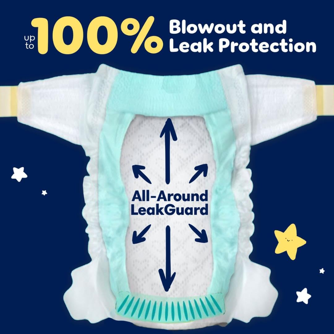 Pampers ZZZ Overnight Diapers, Size 7 (41+ lbs), 36 Count, Nighttime Protection Disposable Baby Diaper, Night Time Leak and Skin Protection