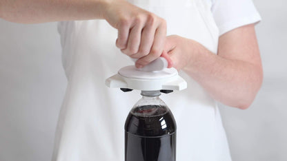 KUHN RIKON Strain-Free Gripper Opener for Jars and Bottles, 10 x 5 x 2.25 inches, White