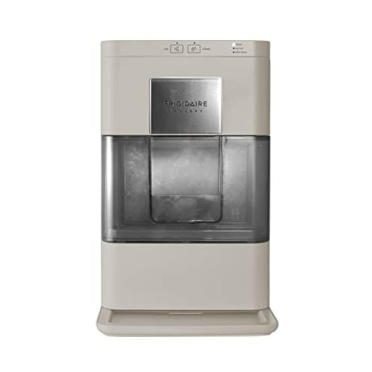 Frigidaire Nugget Ice Maker, Countertop Ice Machine with Transparent Window, Sonic Ice Maker with 44 lbs. Capacity, Auto Self Cleaning Ice Maker Machine, 2.0 Gen, Cream - 16.75D x 11.75W x 20.25H