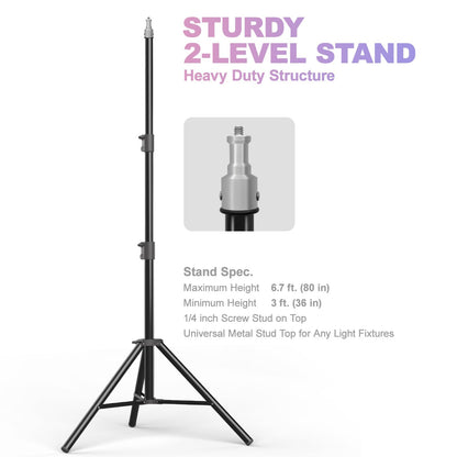 LimoStudio (LED Super Bright) 3400W Output Remote Control, 22 x 32 inch Softbox 85W Bulbs Light Kit, 3000K-5500K Adjustable Color & Brightness, 12600 Lumen, CRI>95, Soft Box Diffuser, AGG3214