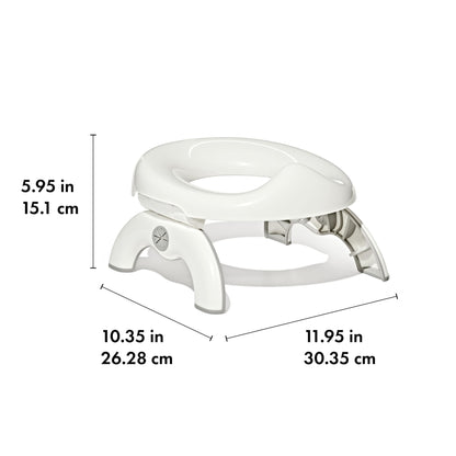 OXO Tot 2-in-1 Go Portable Potty with Travel Bag, Travel Potty Seat for Toddler