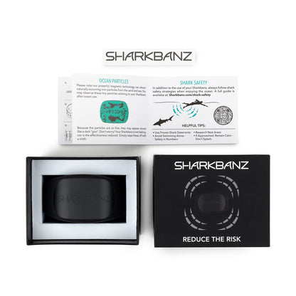 SHARKBANZ 2 - All Black Limited Edition - Magnetic Shark Deterrent Band for Swimming, Surfing, Diving, Snorkeling and All Ocean Sports