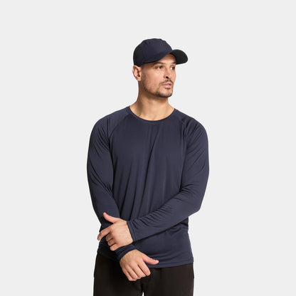 MISSION Cooling UPF Performance Hat - Unisex One Size Cap for Workouts, Golf & Running - Sweat & Water Activated Technology (Navy)