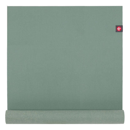 Manduka eKO Superlite Yoga Mat for Travel - Lightweight, Easy to Roll and Fold, Durable, Non Slip Grip, 1.5mm Thick, Leaf Green, 71" x 24"