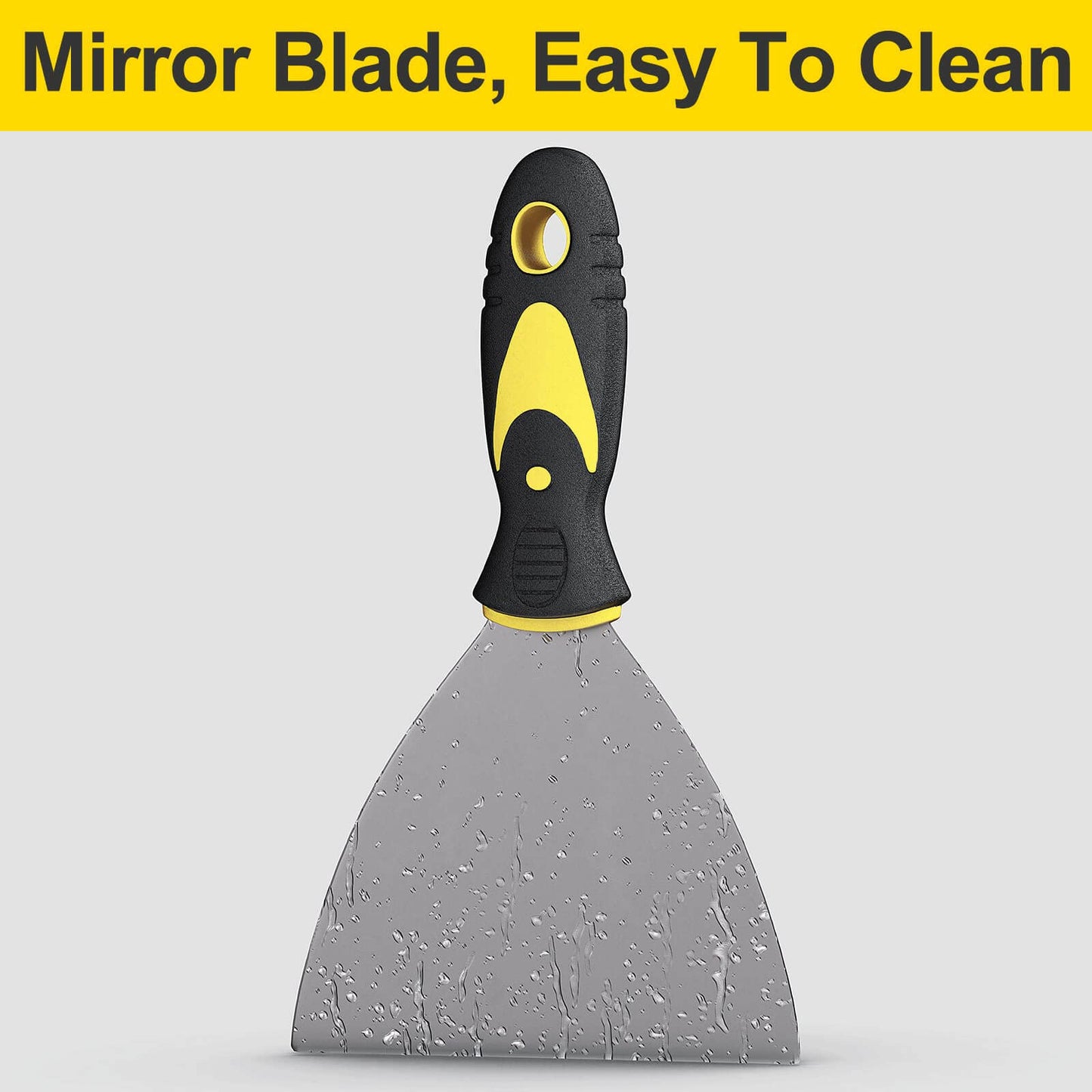 Rerdeim 5Pcs Putty Knife, Set, 1" 2" 3" 4" 5" Scraper, Spackle Knife, Paint Scraper, Scraper Tool, No Rusting, Perfect For Repairing Drywall, Removing Wallpaper, Mud, Plaster Scraping