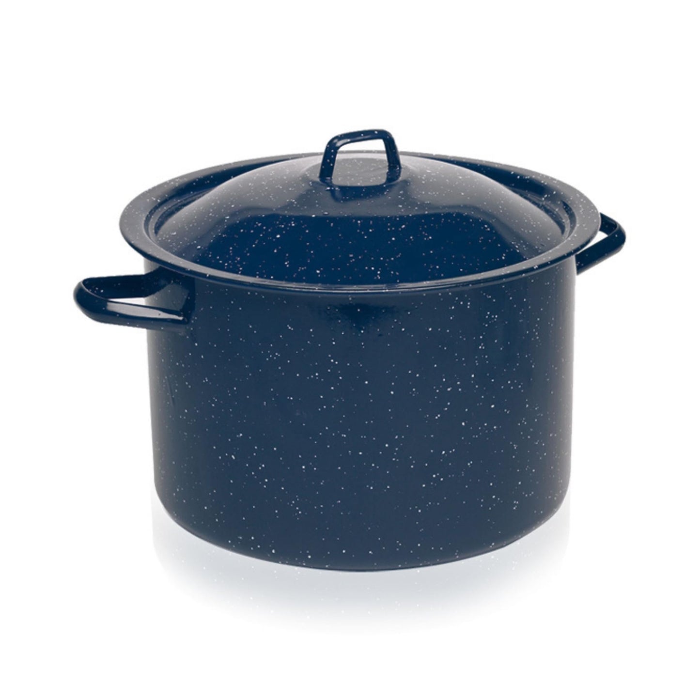 IMUSA C20666-1063310W 6-Quart Blue Speckled Enamel Stock Pot with Lid