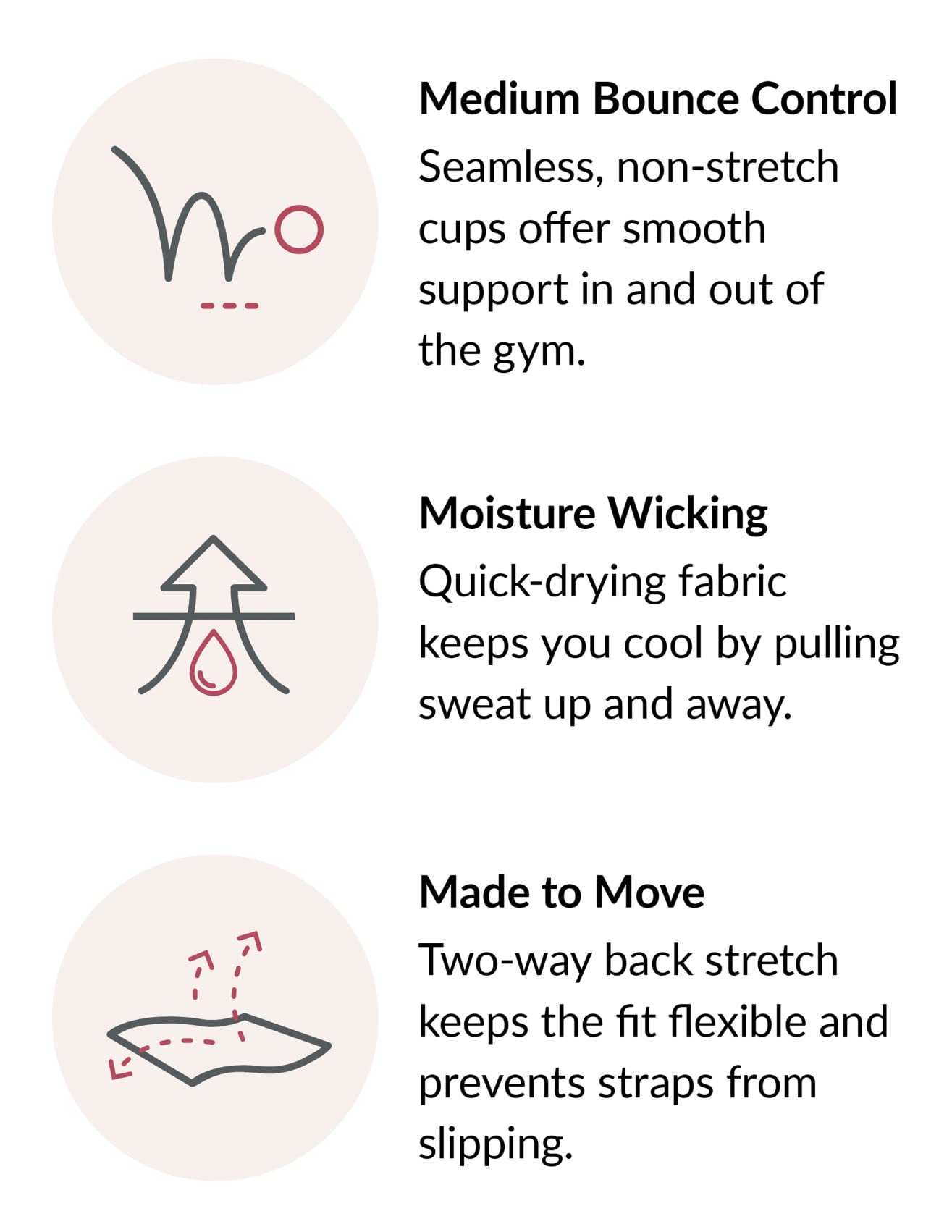 Glamorise Full Figure Plus Size MagicLift Seamless Sports Bra Wirefree #1006 Black