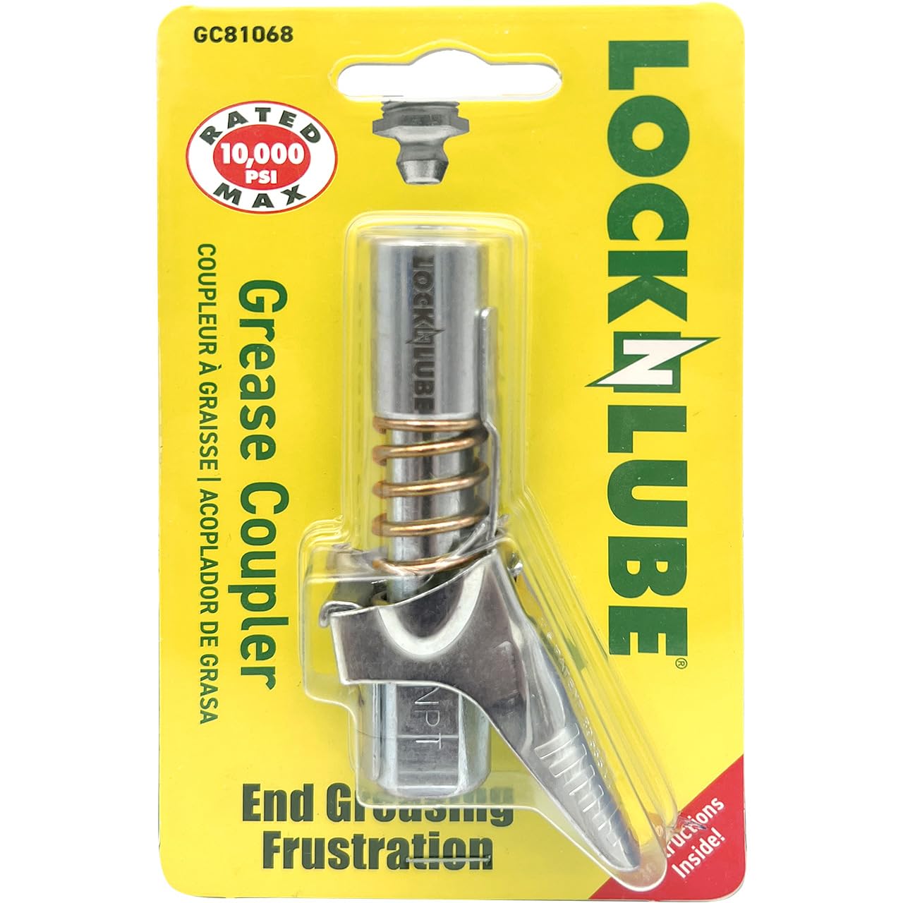 LockNLube Grease Coupler (NPT No Spare Rebuild Kit)