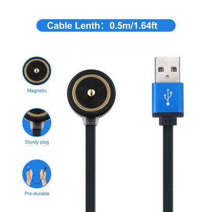 OLIGHT MCC 3 Charger in Balck Upgraded Smart Magnetic Charging Cable Only Suitable for Odin/OdinMini/OdinS/PL-Mini3/PL-Pro/Baton3 Series/Warrior Mini2/Perun2/Seeker3pro/Warrior 3s/Baldr Pro R/Arkfeld
