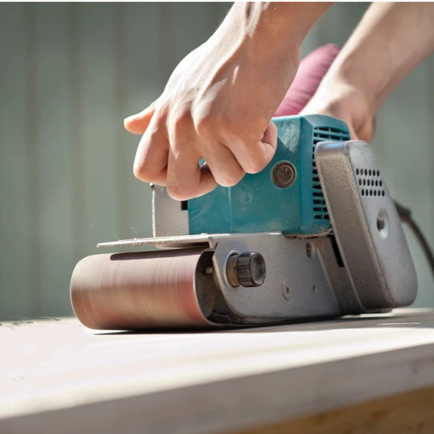 POTUINOM 3 x 21 Inch Sanding Belts 80 Grits - 10 Pack Sander Belts for Belt Sander, Best for Sanding Wood,Metal and Paint