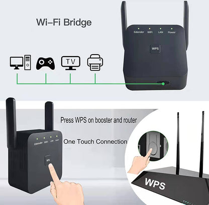 2025 Fastest WiFi Extender, WiFi Repeater, WiFi Booster, Covers Up to 10000 Sq.ft and 60 Devices, Internet Booster - with Ethernet Port, Quick Setup, Home Wireless Signal Booster