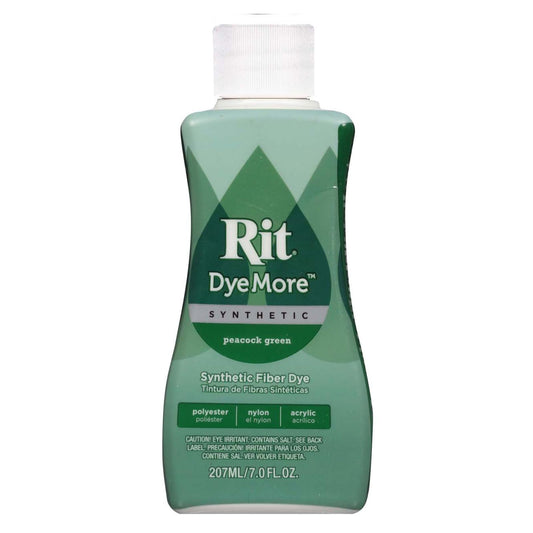Rit DyeMore Liquid Dye, Peacock Green 7 Fl Oz (Pack of 1)