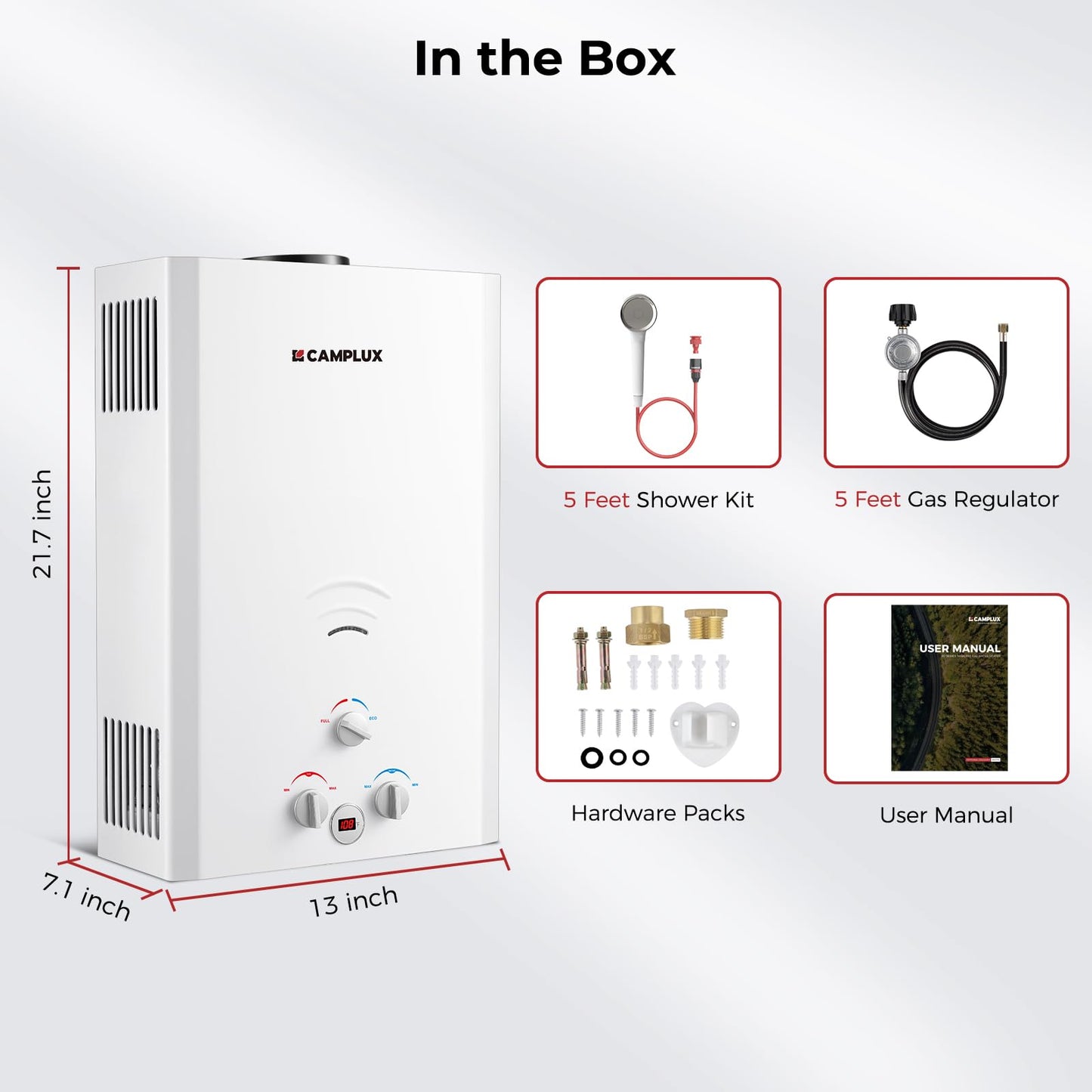 Portable Pro Water Heater by Camplux