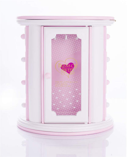 Renawe Girls Musical Jewelry Box Necklace Storage Accessories Gifts Cute Kids Jewelry Boxes for Little Girl Toddler Children Jewelry Organizer Best Girls Birthday Gift Stuff Child Music Jewelry Box