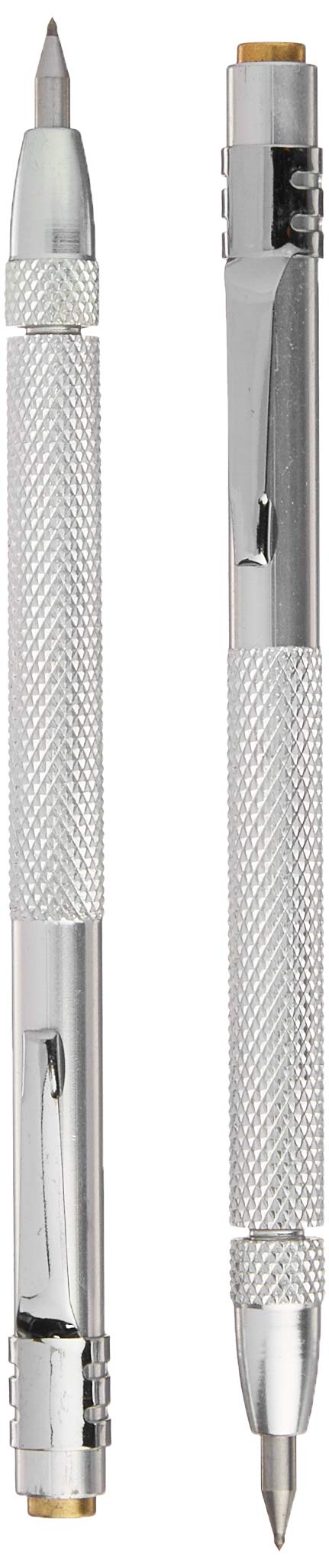 General Tools Tungsten Carbide Scribe and Magnet #88CM/2 - Marks Hardened Steel, Stainless Steel, Ceramics, Glass, Hard Plastic and Wood - 6 Replacement Tips Included, 2 Pack
