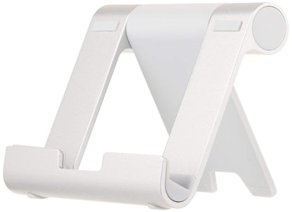 AmazonBasics L6LSH001-CS-R Multi-Angle Portable Stand for Tablets, E-readers and Phones - Silver