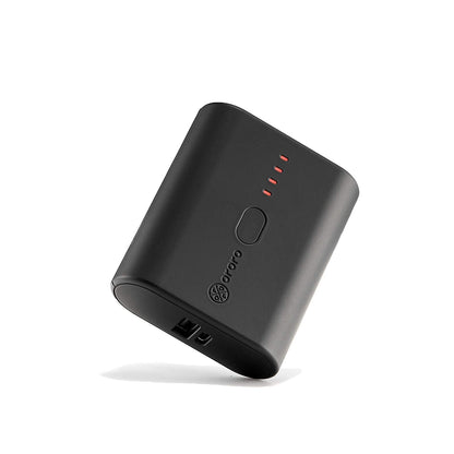 ORORO Ultra-Compact Rechargeable Battery for Heated Vests, Heated Jackets, Heated Hoodies and Heated Cushion