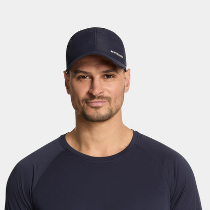 MISSION Cooling UPF Performance Hat - Unisex One Size Cap for Workouts, Golf & Running - Sweat & Water Activated Technology (Navy)