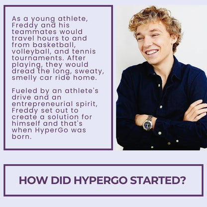 HyperGo XL Body Wipes for Women & Men – 12" x12" Rinse-Free Full Body Cleansing Wipes 20 Count Pack - Lavender | Biodegradable, Hypoallergenic, Aloe-Infused | Gym, Festival, Camping Essentials