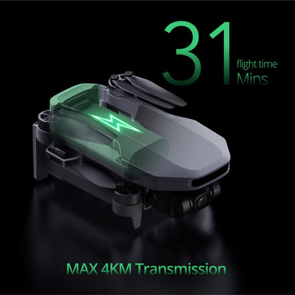 Potensic ATOM SE GPS Drone with 4K EIS Camera, Under 249g, 62 Mins Flight, 4KM FPV Transmission, Brushless Motor, Max Speed 16m/s, Auto Return, Lightweight and Foldable Drone for Adults Beginner