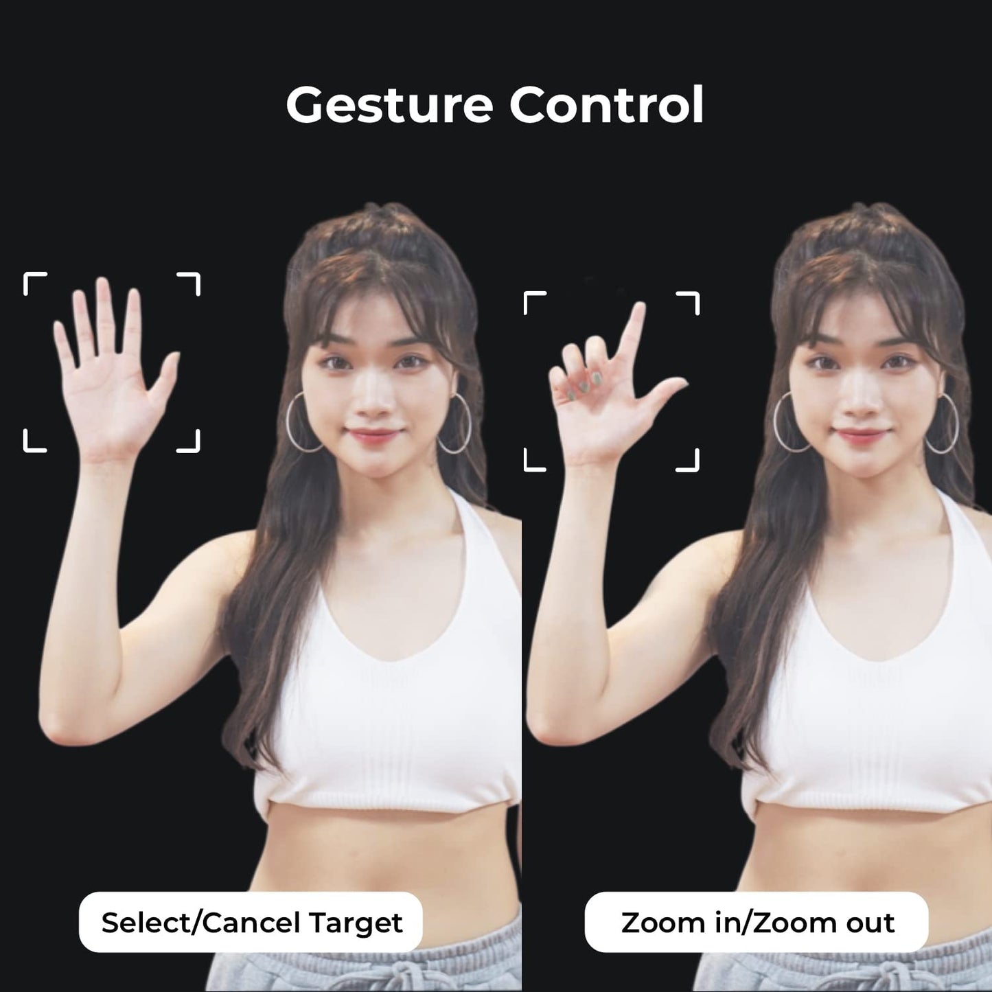 OBSBOT Tiny PTZ 4K Webcam, AI Powered Framing & Autofocus, 4K Video Conference Camera with Dual Omni-Directional Microphones, Auto tracking with 2 axis gimbal,HDR,60 FPS,Low-Light Correction,Streaming