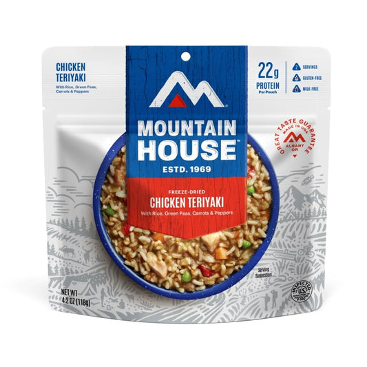 Mountain House Chicken Teriyaki | Freeze Dried Backpacking & Camping Food | 2 Servings | Gluten-Free