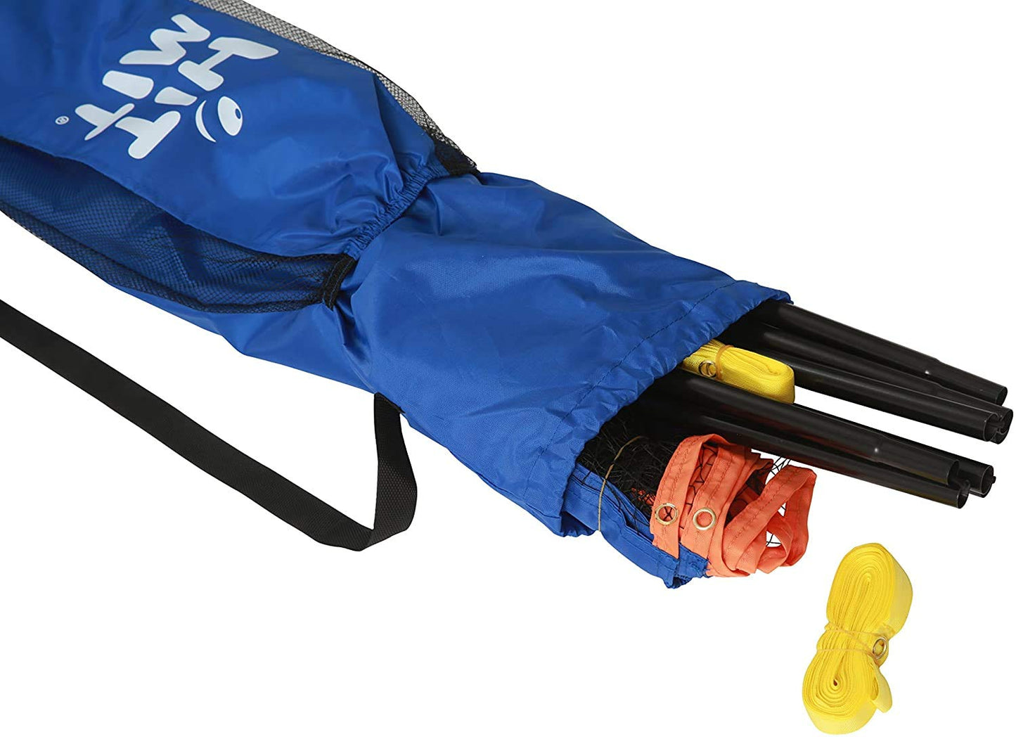 JOOLA HIT MIT Adjustable Height Portable Badminton Net Set - Competition Multi Sport Indoor or Outdoor Net for Playing Pickleball, Kids Volleyball, Soccer Tennis, Lawn Tennis - Easy and Fast Assembly