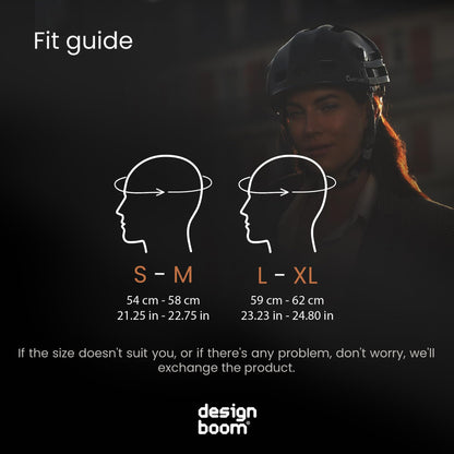 Overade Plixi Foldable Helmet - for Bike, Kick Scooter, e-Bike - Volume Divided by 3 When Folded- Same Protection as Classic Helmet (Titanium Grey, S/M (21.25-22.75 in))