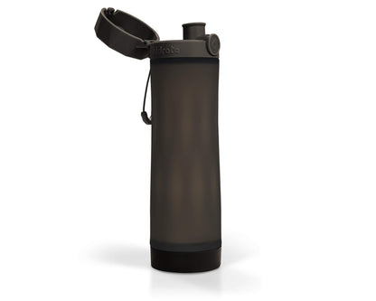 Hidrate Spark 3 Smart Water Bottle, Tracks Water Intake and Glows to Remind You to Stay Hydrated, BPA Free, 20 oz, Black