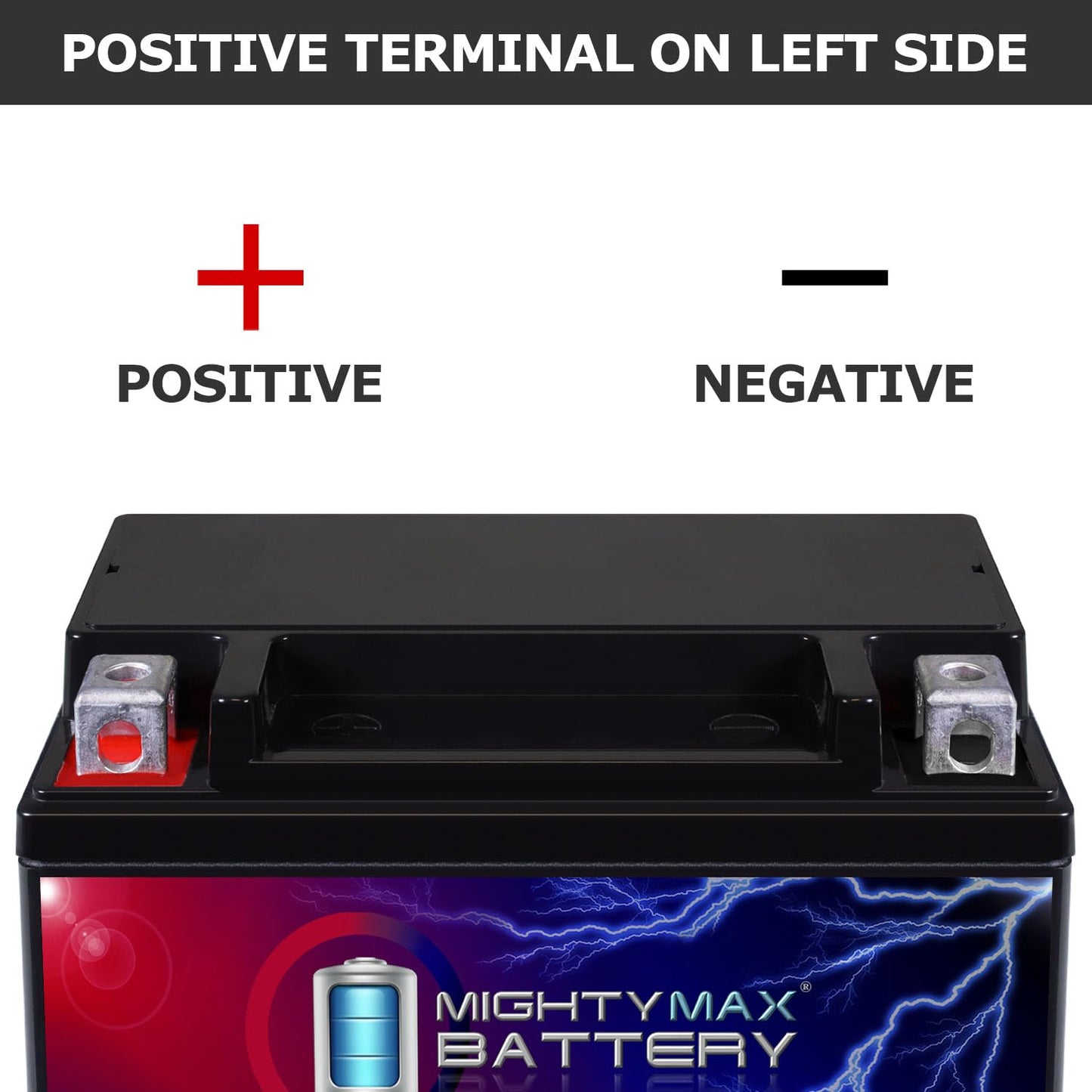 Mighty Max Battery YTX14-BS - 12 Volt 12 AH, 200 CCA, Rechargeable Maintenance Free SLA AGM Motorcycle Battery