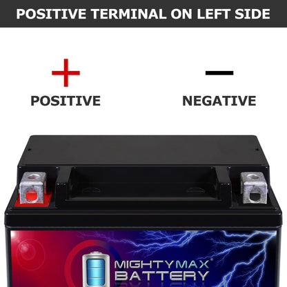Mighty Max Battery YTX14-BS - 12 Volt 12 AH, 200 CCA, Rechargeable Maintenance Free SLA AGM Motorcycle Battery