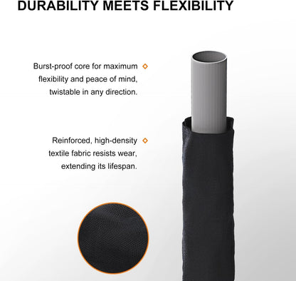 GUKOK Garden Hose, Lightweight, Ultra Flexible, Durable, Kink-Free Garden Hose, RV, Marine and Camper Hose (50 FT)