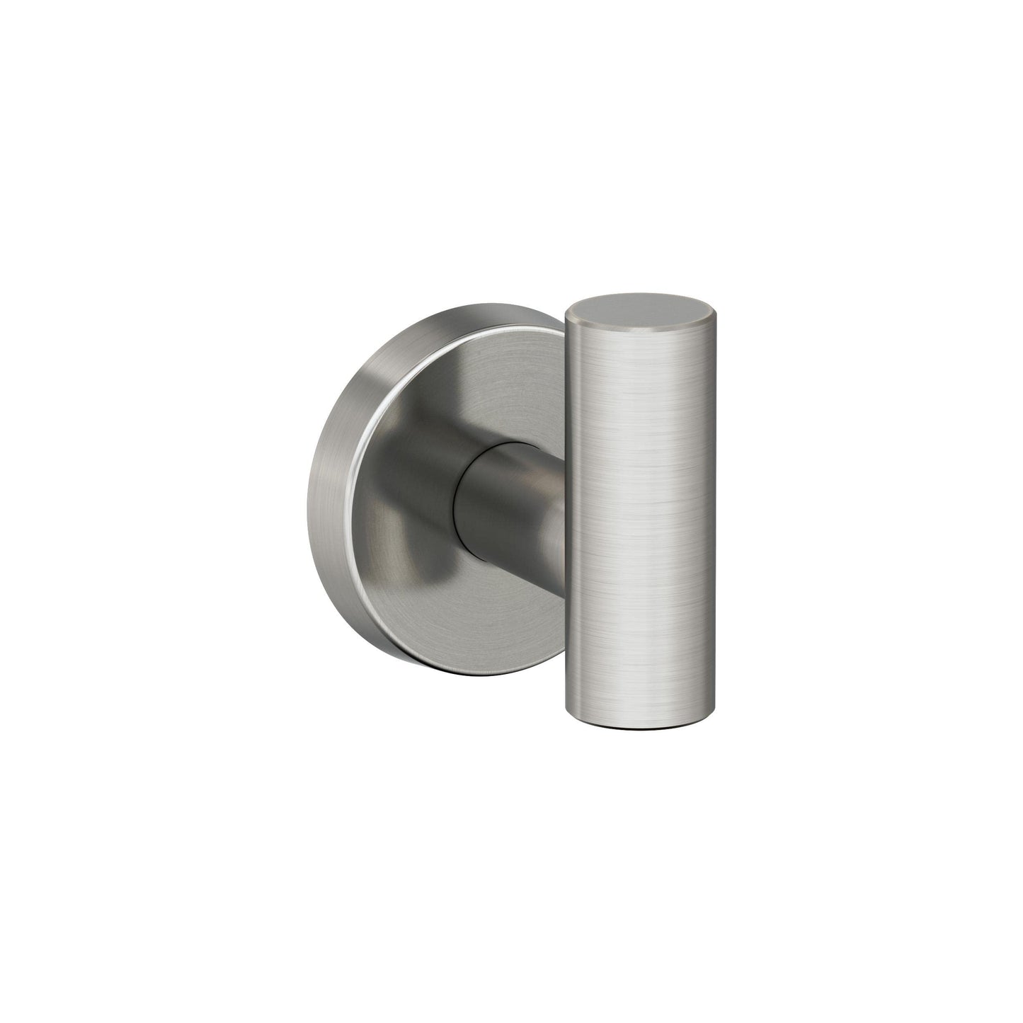 Amerock BH26542SS | Stainless Steel Single Robe Hook | 2-1/4 in. (57 mm) Length Towel Holder | Arrondi | Towel Hook for Bathroom | Bathroom Hardware | Bath Accessories