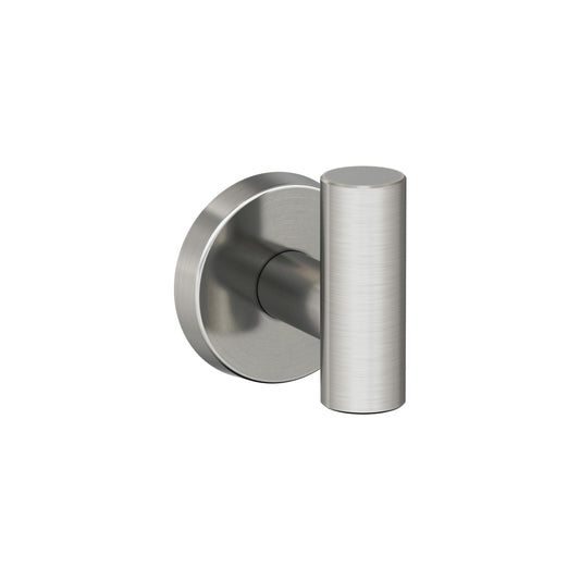 Amerock BH26542SS | Stainless Steel Single Robe Hook | 2-1/4 in. (57 mm) Length Towel Holder | Arrondi | Towel Hook for Bathroom | Bathroom Hardware | Bath Accessories