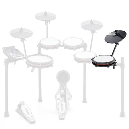 Alesis Drums Nitro Max Expansion Pack - Electric Drum Set Expansion for Nitro Max Kit with Mesh Tom Pad, 10" Cymbal with Choke and Connection Cables