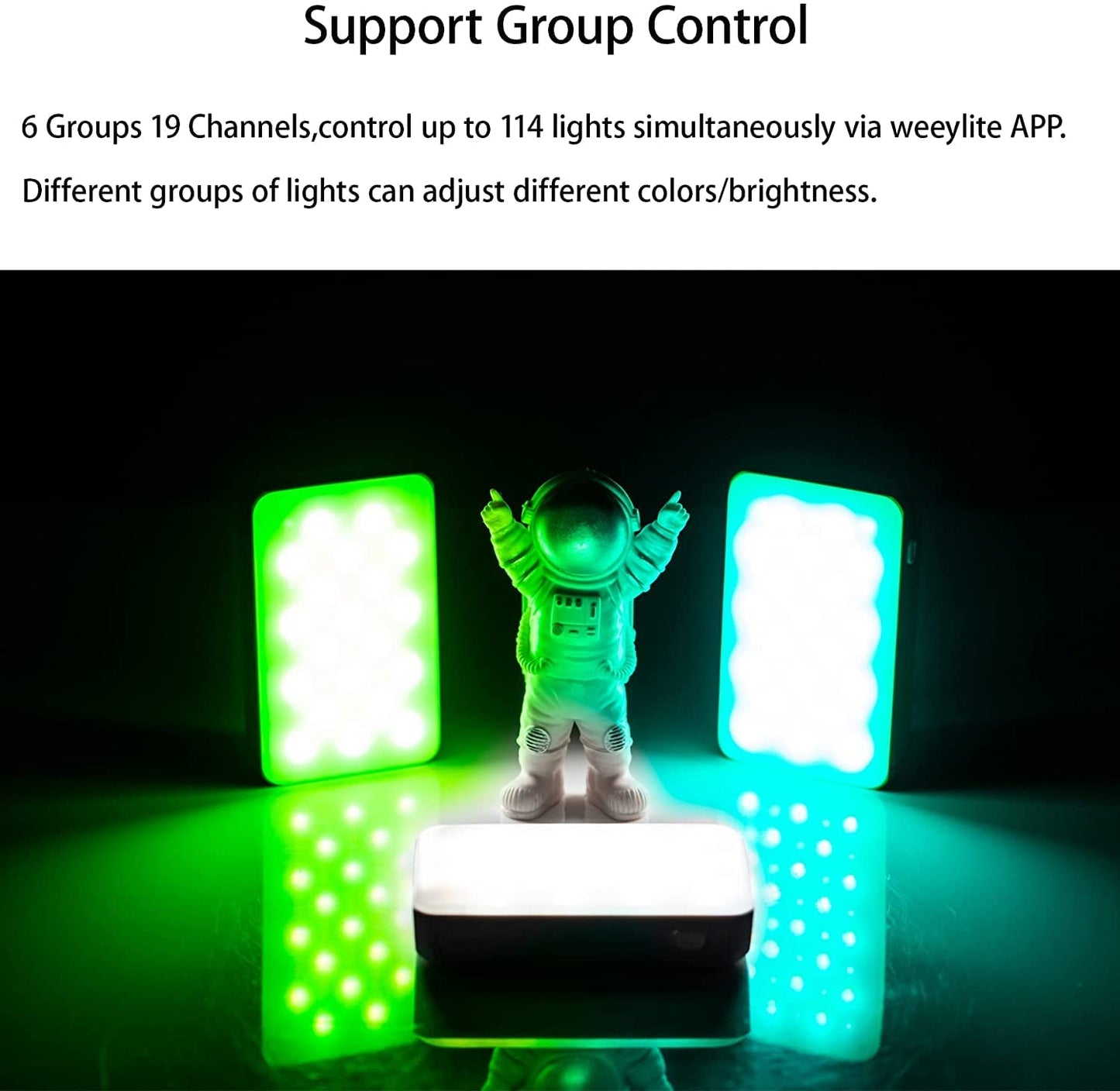 RGB Video Photography Lighting Kit, App Control Streamer Light Tiktok Light, 2800K-6800K LED Video Light for Product Shoot, Vlogging, Liver Streaming, Photography, Video (1 Piece)